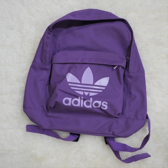 purple adidas bag